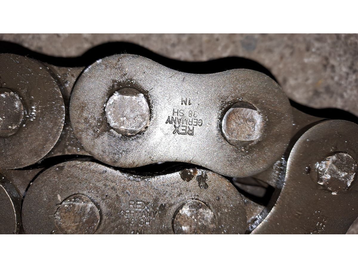 CHAINE DE TRANSMISSION CHAÎNE 1 1/2"X1" R38-1SH - KVERNELAND - RG00025873  18 MAILLONS