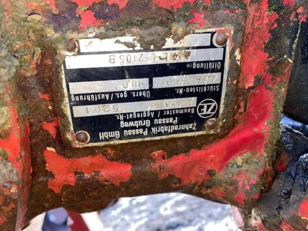 PONT AV AVEC BERCEAU ET UN REDUCTEUR APL 3052