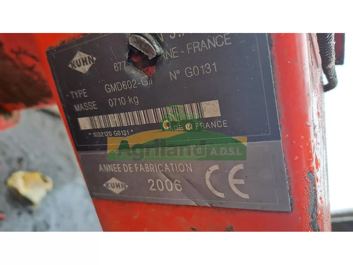 KUHN GMD 602 GII