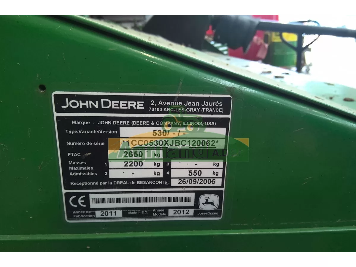 JOHN DEERE 530