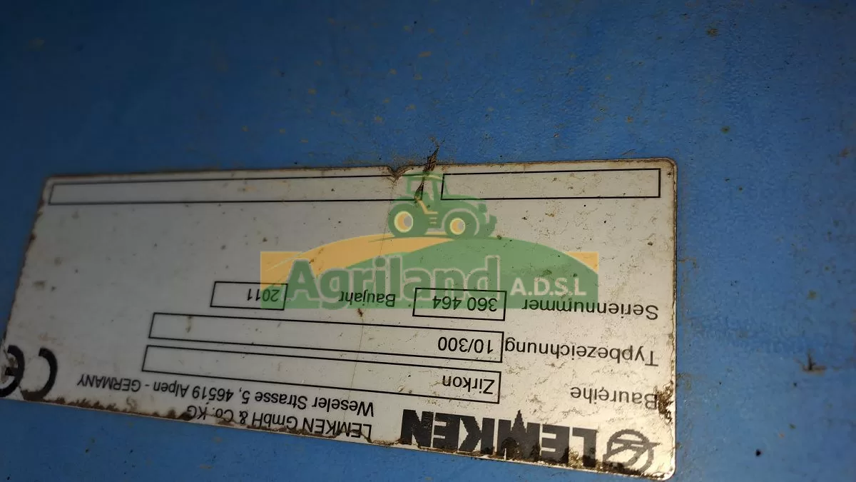 LEMKEN ZIRKON 10 300